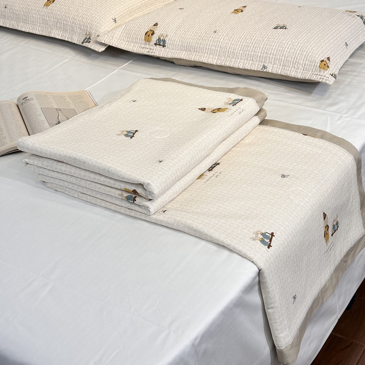 91家纺网 家纺一手货源 找家纺 （总）洽想家 【特价清仓产品】断角飞边款全棉脱脂棉夏被可机洗被子柔软