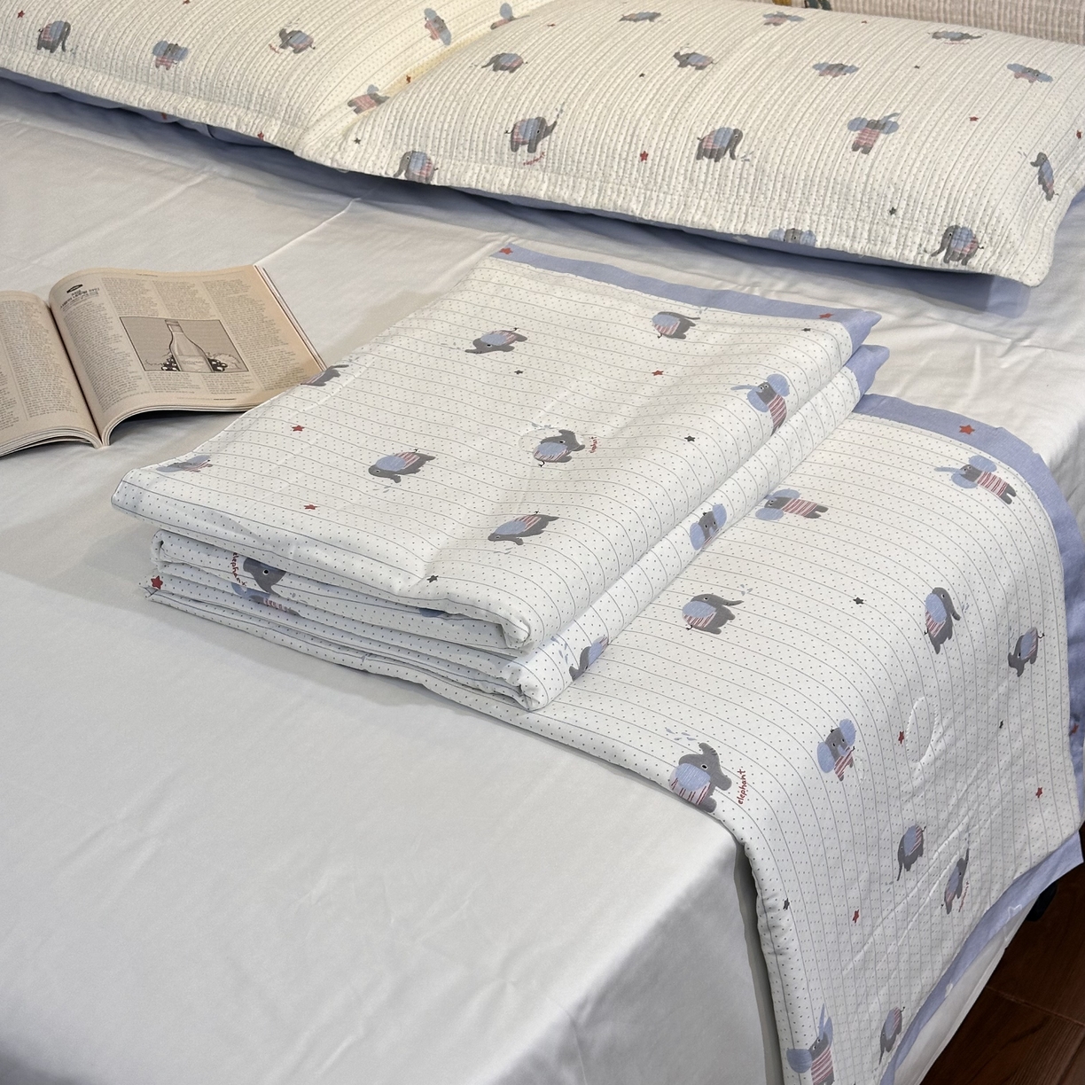 91家纺网 家纺一手货源 找家纺 （总）洽想家 【特价清仓产品】断角飞边款全棉脱脂棉夏被可机洗被子柔软