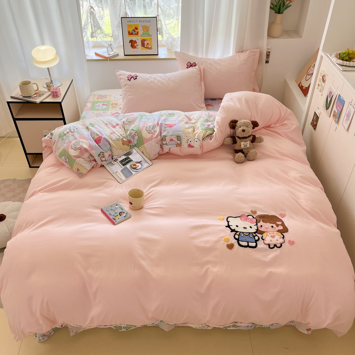 91家纺网 家纺一手货源 找家纺 （总）云木里 2025新款亲肤舒适高克重四件套-况味