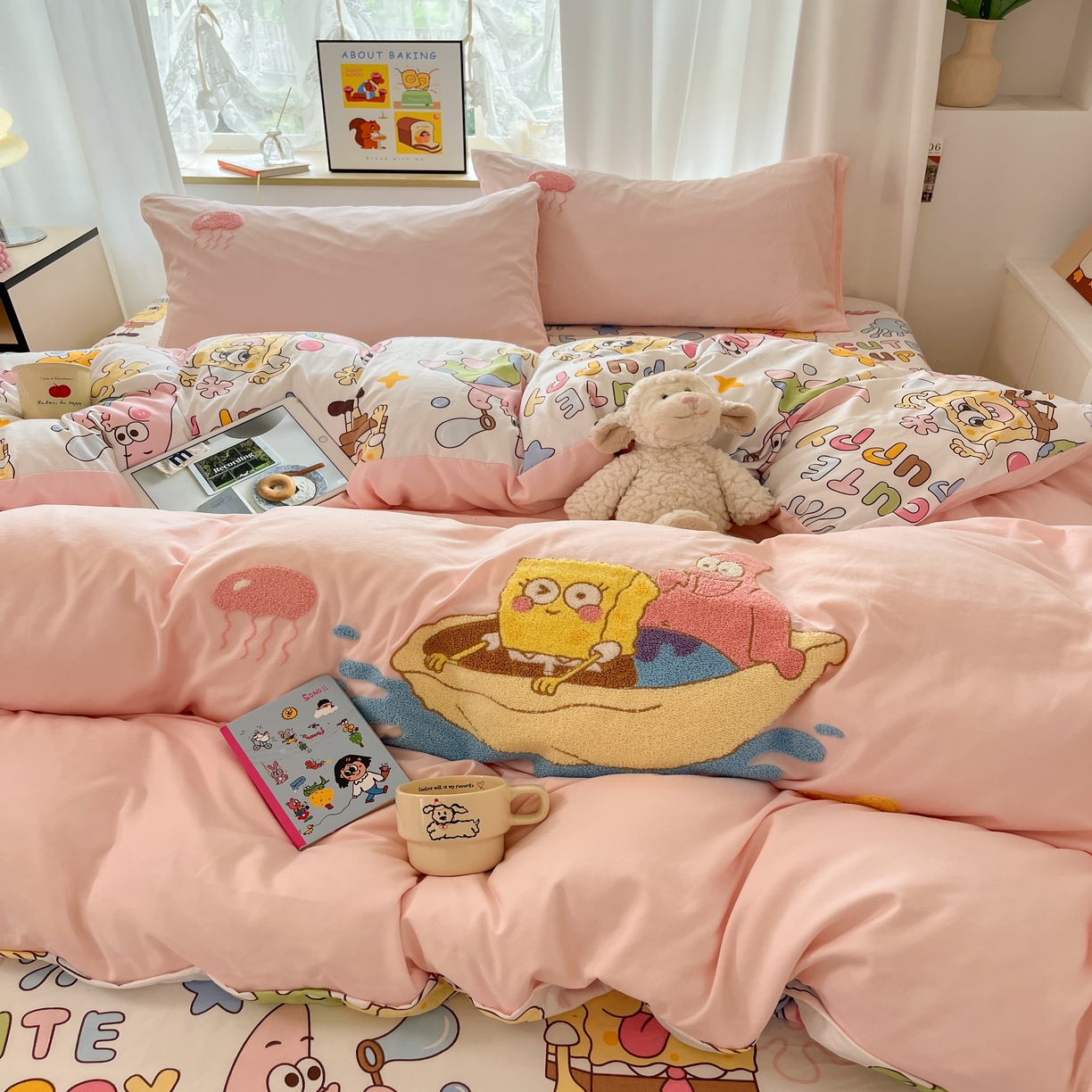 91家纺网 家纺一手货源 找家纺 （总）云木里 2025新款亲肤舒适高克重四件套-况味