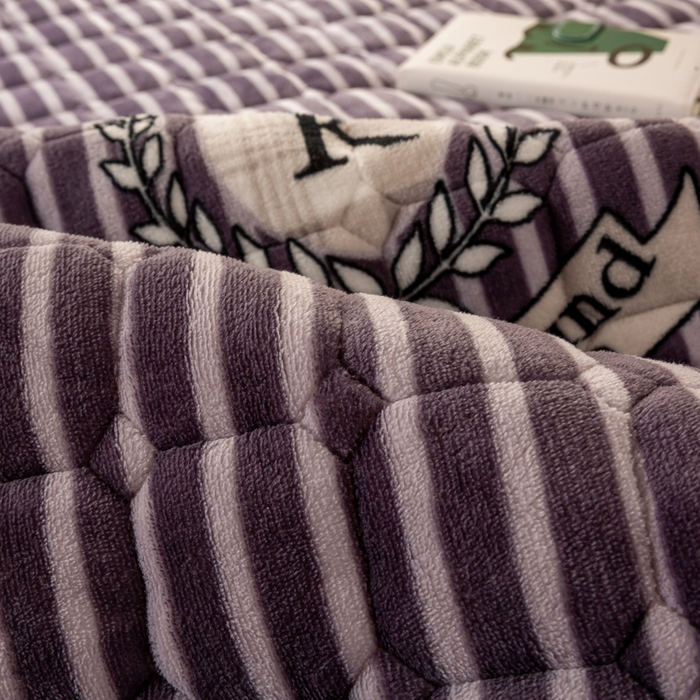 91家纺网 家纺一手货源 找家纺 宅部落 2025新款学生宿舍牛奶绒床垫保暖床褥子夹棉加厚印花床护垫 时尚之约