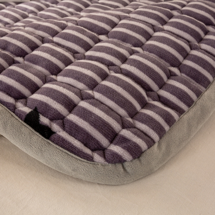 91家纺网 家纺一手货源 找家纺 宅部落 2025新款学生宿舍牛奶绒床垫保暖床褥子夹棉加厚印花床护垫 时尚之约