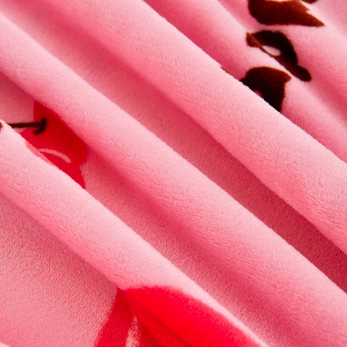 91家纺网 家纺一手货源 找家纺 居尚2025直播爆款高克重印花牛奶绒法莱绒学生三件套  萌宠乐园