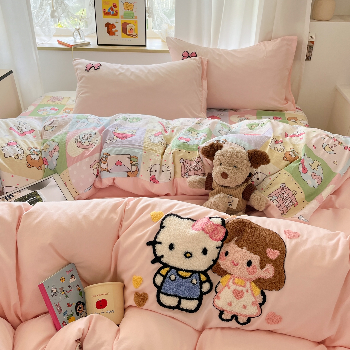 云木里 2025新款亲肤舒适高克重四件套-况味 kt女孩