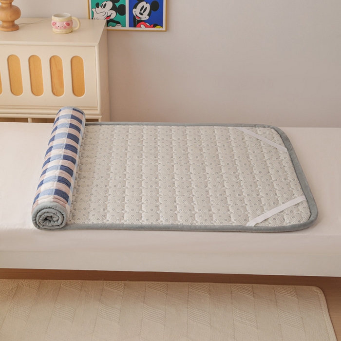 91家纺网 家纺一手货源 找家纺 宅部落 2025新款学生宿舍牛奶绒床垫保暖床褥子夹棉加厚印花床护垫 魔法格