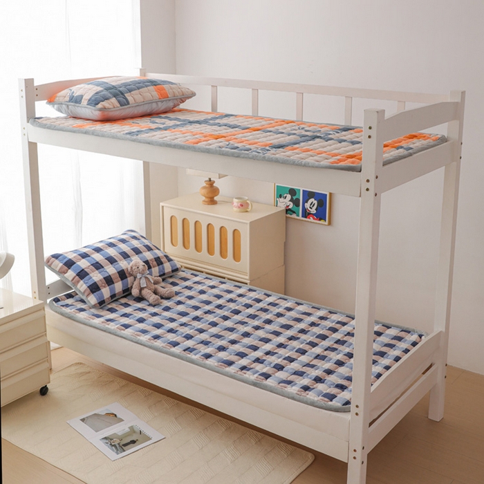 91家纺网 家纺一手货源 找家纺 宅部落 2025新款学生宿舍牛奶绒床垫保暖床褥子夹棉加厚印花床护垫 魔法格