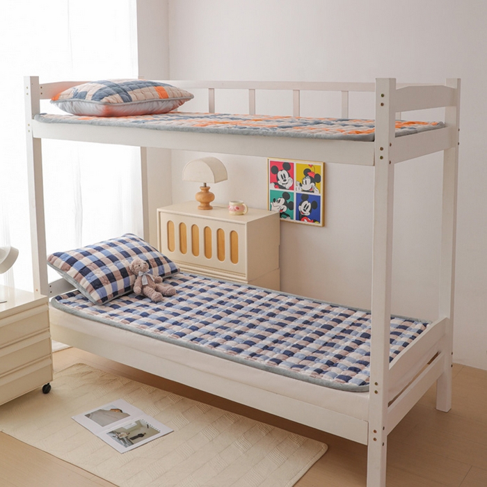 91家纺网 家纺一手货源 找家纺 宅部落 2025新款学生宿舍牛奶绒床垫保暖床褥子夹棉加厚印花床护垫 魔法格