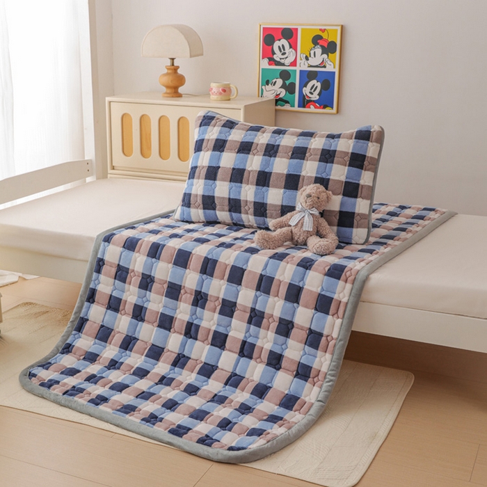 91家纺网 家纺一手货源 找家纺 宅部落 2025新款学生宿舍牛奶绒床垫保暖床褥子夹棉加厚印花床护垫 魔法格