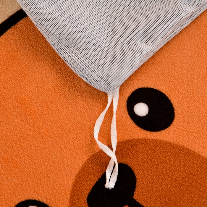 91家纺网 家纺一手货源 找家纺 居尚2025直播爆款高克重印花牛奶绒法莱绒学生三件套 嘟嘟熊