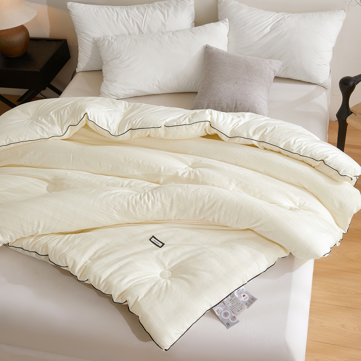 91家纺网 家纺一手货源 找家纺 （总）寐居家纺 2025新款亲肤华夫格被子被芯