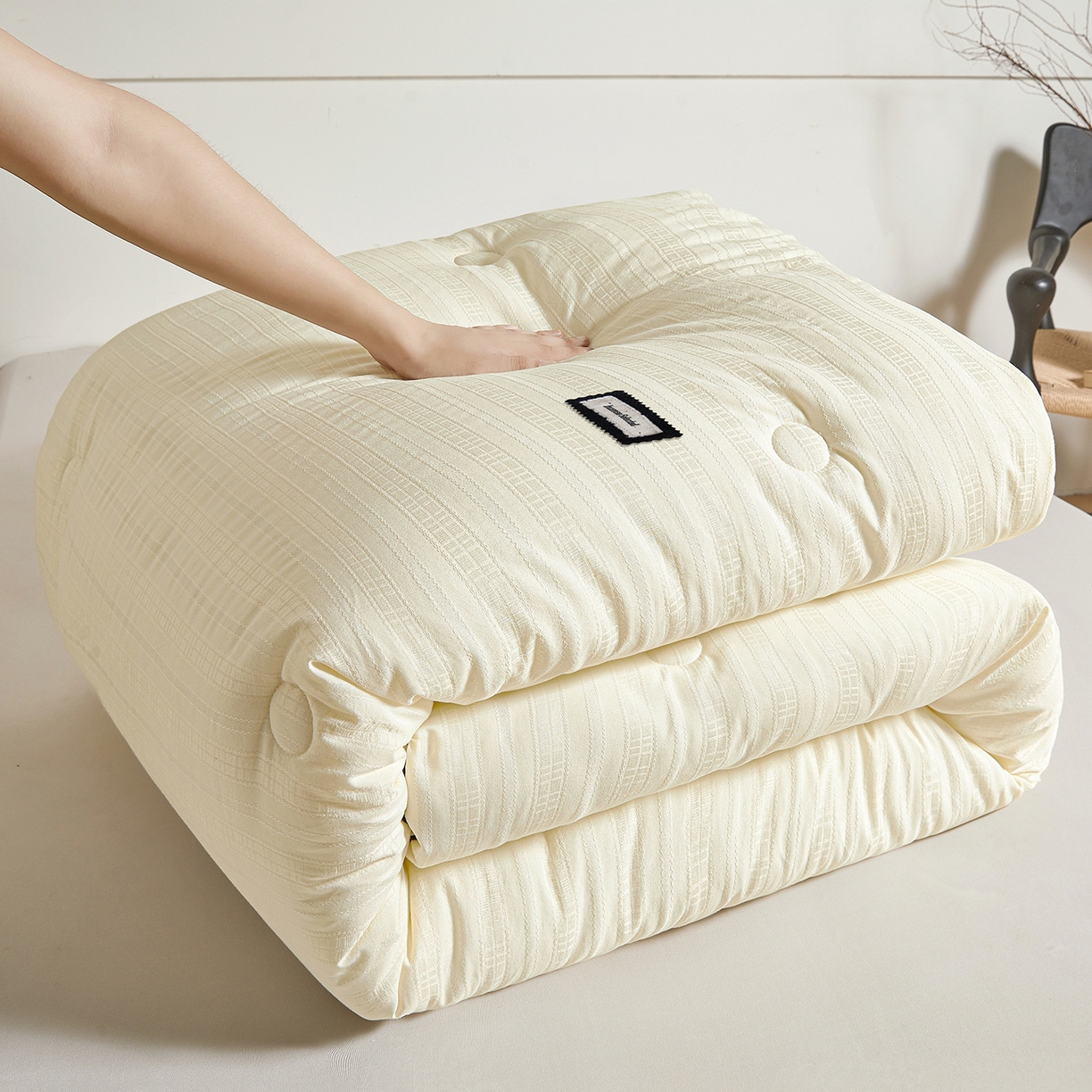 91家纺网 家纺一手货源 找家纺 （总）寐居家纺 2025新款亲肤华夫格被子被芯