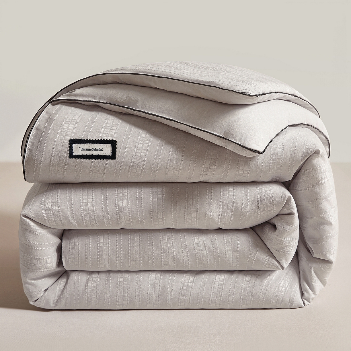 91家纺网 家纺一手货源 找家纺 寐居家纺 2025新款亲肤华夫格被子被芯 华夫格-浅灰