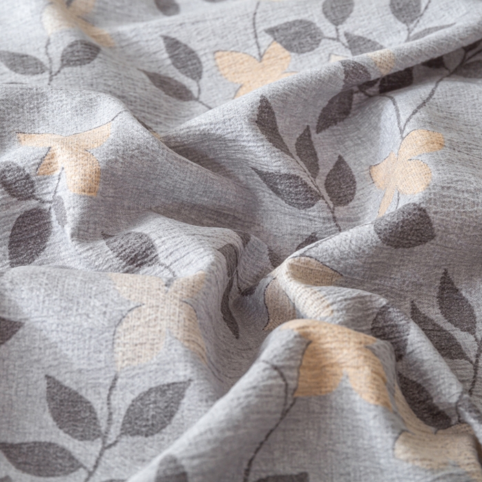 91家纺网 家纺一手货源 找家纺 夜笙家纺 2025新款A类色织亚麻130克四件套 叶茵蓝