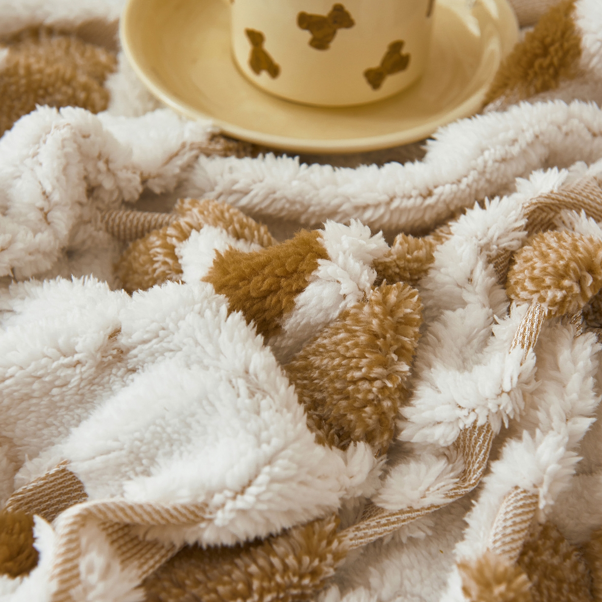 91家纺网 家纺一手货源 找家纺 枋梢家纺 2025新款沙发套罩坐垫防滑轻奢高级感盖布巾阳离子波西米亚沙发巾四季通用 波西米亚沙发巾-咖色