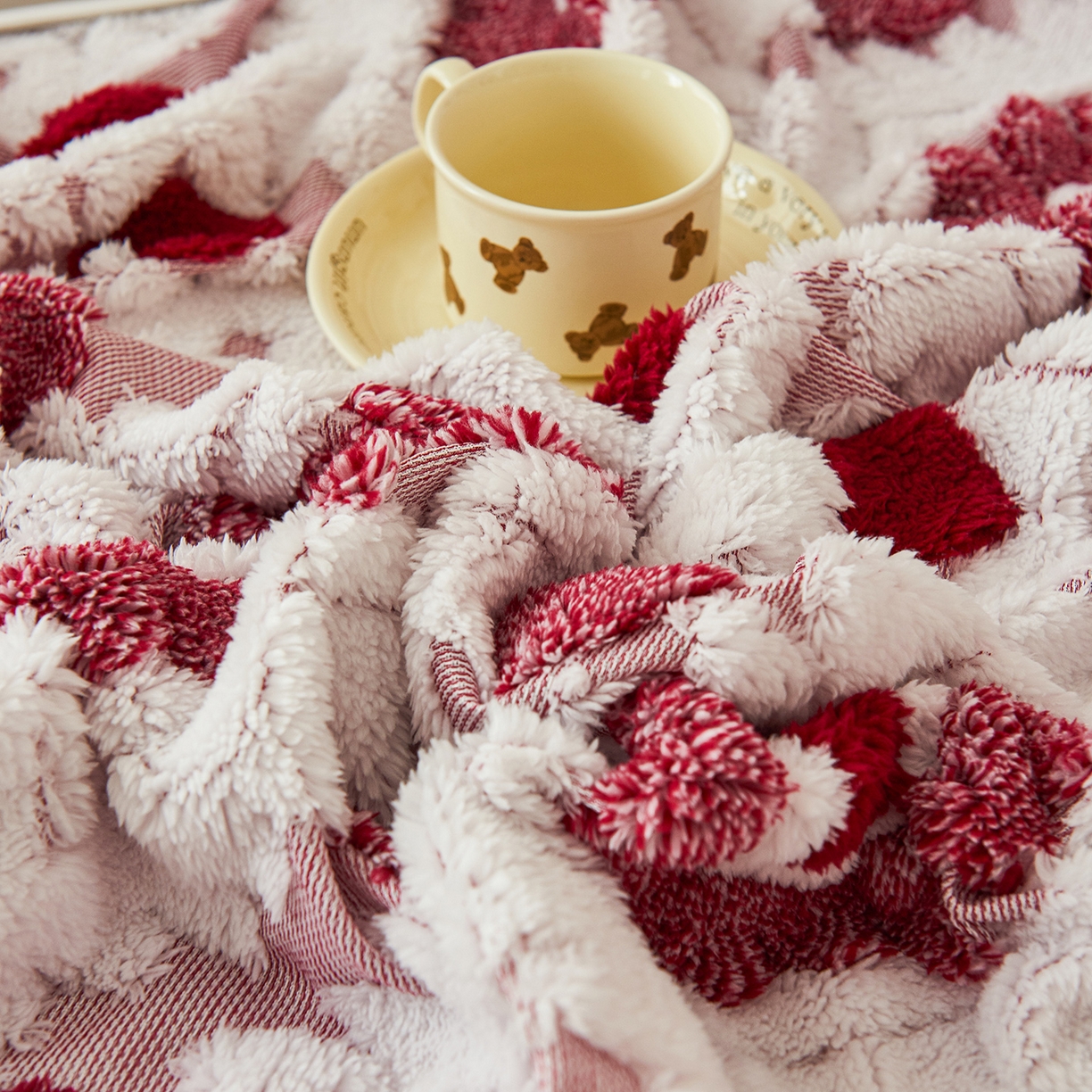 91家纺网 家纺一手货源 找家纺 枋梢家纺 2025新款沙发套罩坐垫防滑轻奢高级感盖布巾阳离子波西米亚沙发巾四季通用 波西米亚沙发巾-玫红