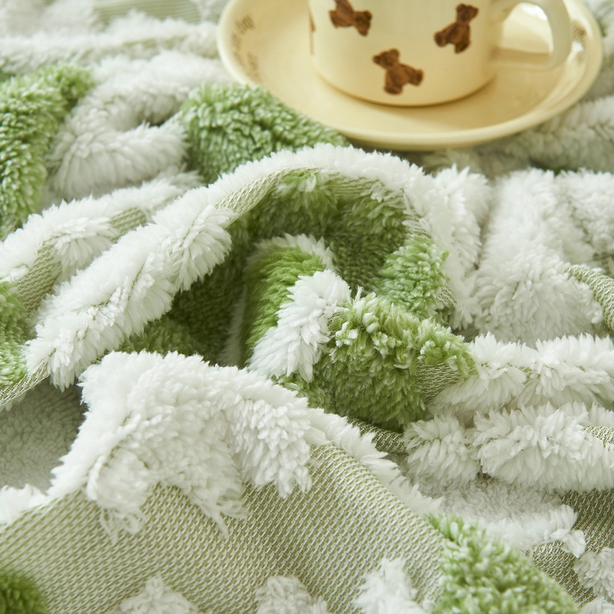 91家纺网 家纺一手货源 找家纺 枋梢家纺 2025新款沙发套罩坐垫防滑轻奢高级感盖布巾阳离子波西米亚沙发巾四季通用 波西米亚沙发巾-浅绿