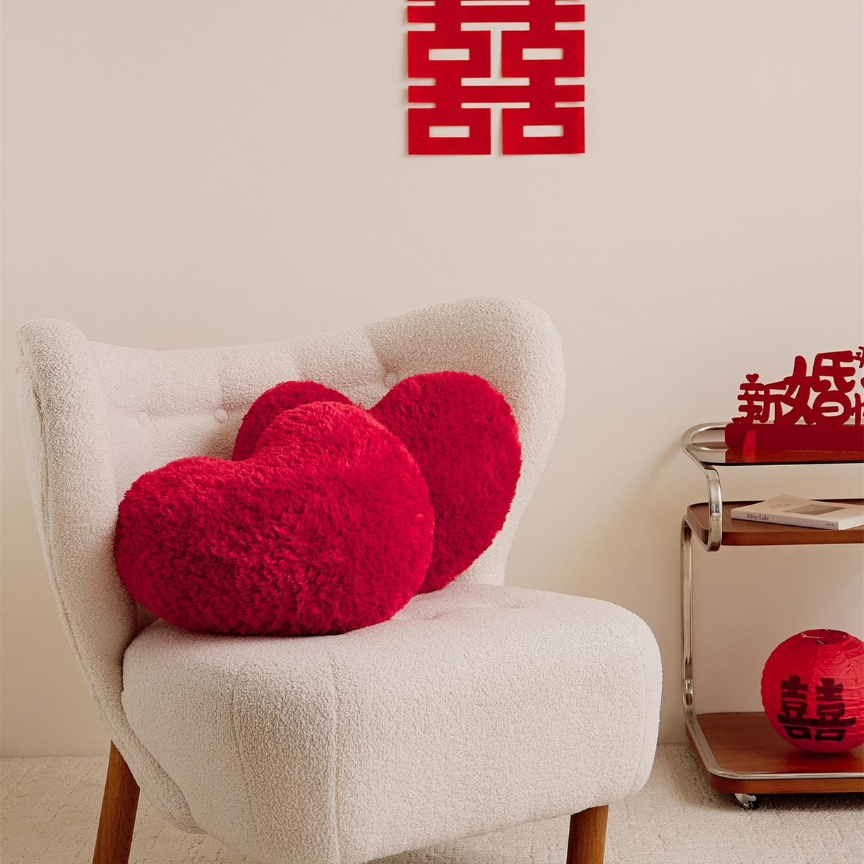 暖绵绵家纺 2025新款奈佳斯抱枕（含芯）（最低零售价：59元）奈佳斯抱枕-鲜红色