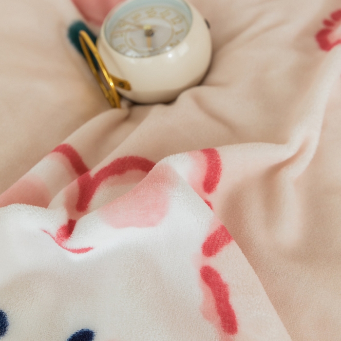 91家纺网 家纺一手货源 找家纺 宅部落 2025新款学生宿舍牛奶绒三件套宿舍三件套上下铺三件套 小兔兔