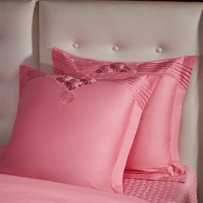 91家纺网 家纺一手货源 找家纺 红番天婚庆 （控价）2025新款全棉新中式刺绣款婚庆四件套多件套 富贵荣华-粉