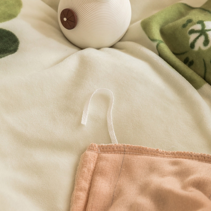 91家纺网 家纺一手货源 找家纺 宅部落 2025新款学生宿舍牛奶绒三件套宿舍三件套上下铺三件套 绿丛