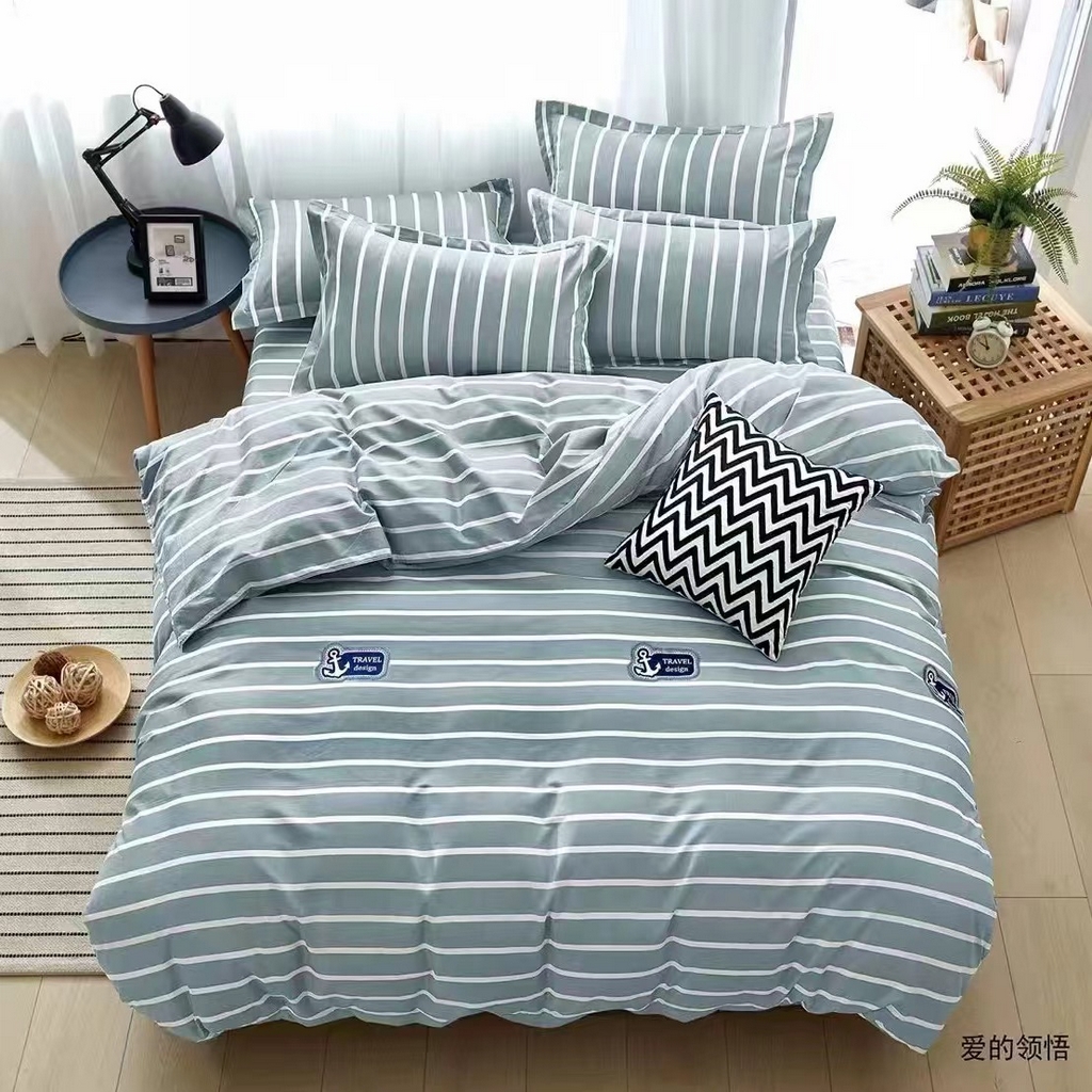 91家纺网 家纺一手货源 找家纺 （总）优纤家纺 2025新款120克磨毛斜纹卡通花卉印花植物羊绒四件套