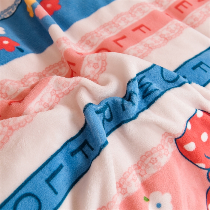 91家纺网 家纺一手货源 找家纺 宅部落 2025新款学生宿舍牛奶绒三件套宿舍三件套上下铺三件套 蝶恋花