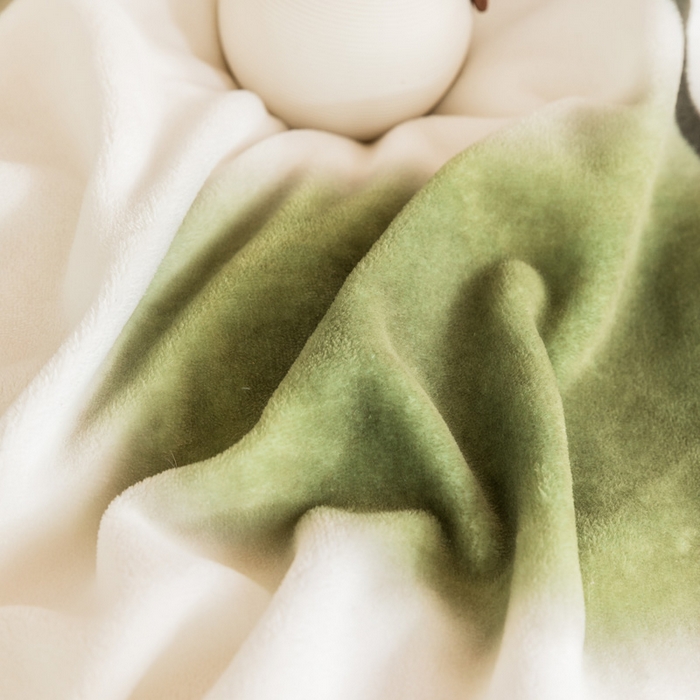 91家纺网 家纺一手货源 找家纺 宅部落 2025新款学生宿舍牛奶绒三件套宿舍三件套上下铺三件套 绿心熊