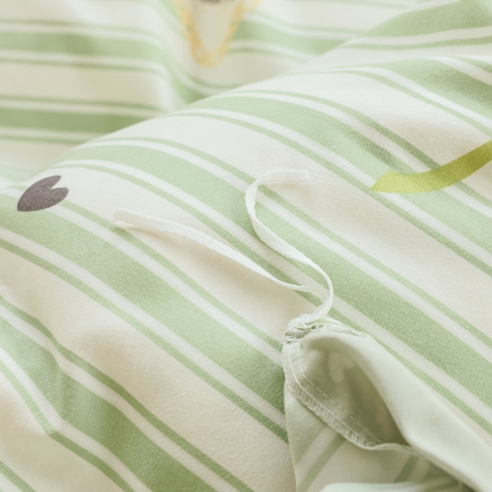 91家纺网 家纺一手货源 找家纺 优纤家纺 2025新款120克磨毛斜纹卡通花卉印花植物羊绒四件套 淑女屋-绿