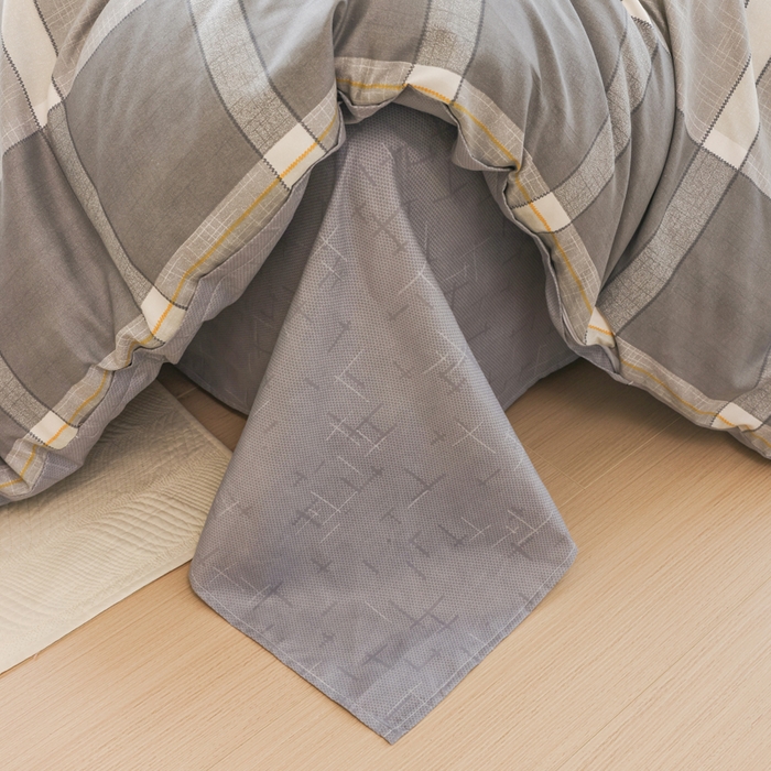 91家纺网 家纺一手货源 找家纺 优纤家纺 2025新款120克磨毛斜纹卡通花卉印花植物羊绒四件套 现代印象