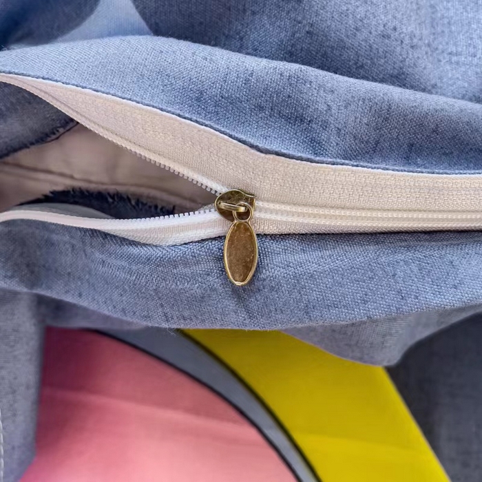 91家纺网 家纺一手货源 找家纺 优纤家纺 2025新款120克磨毛斜纹卡通花卉印花植物羊绒四件套 小飞象