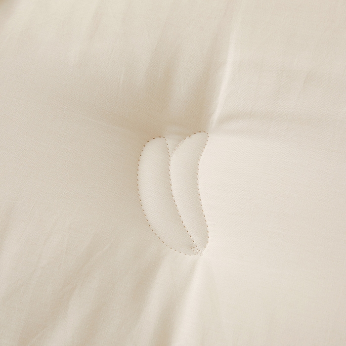 91家纺网 家纺一手货源 找家纺 初相识被业 2025新款30%全棉大豆被纯棉被子被芯拉链子母被加厚冬被春秋被夏被 奶昔白