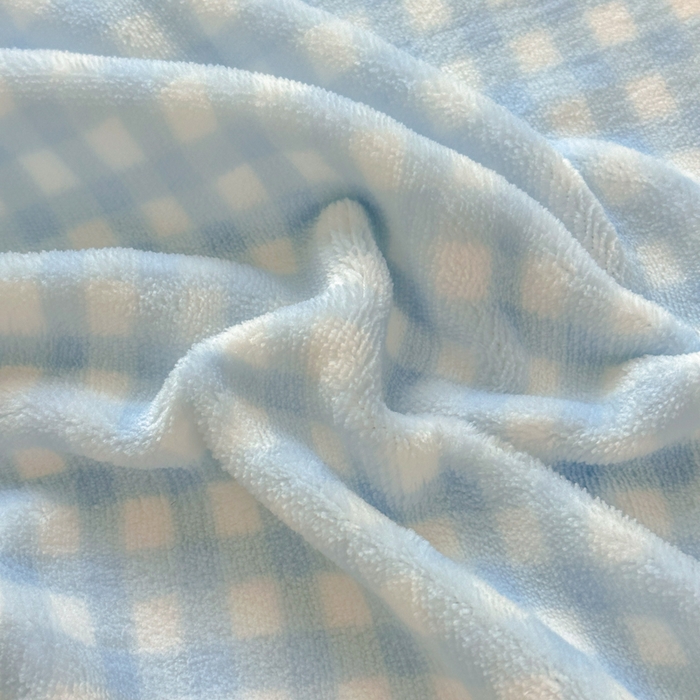 91家纺网 家纺一手货源 找家纺 布柔 2025新款高克重双层纱仿麻皱皱纱原麻床笠 泡芙蓝