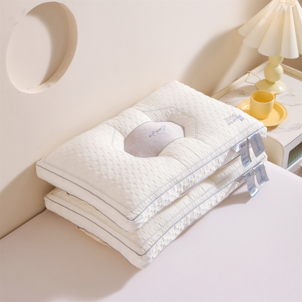 91家纺网 家纺一手货源 找家纺 （总）麦肯锡 2025新款深睡星球定型枕枕头枕芯