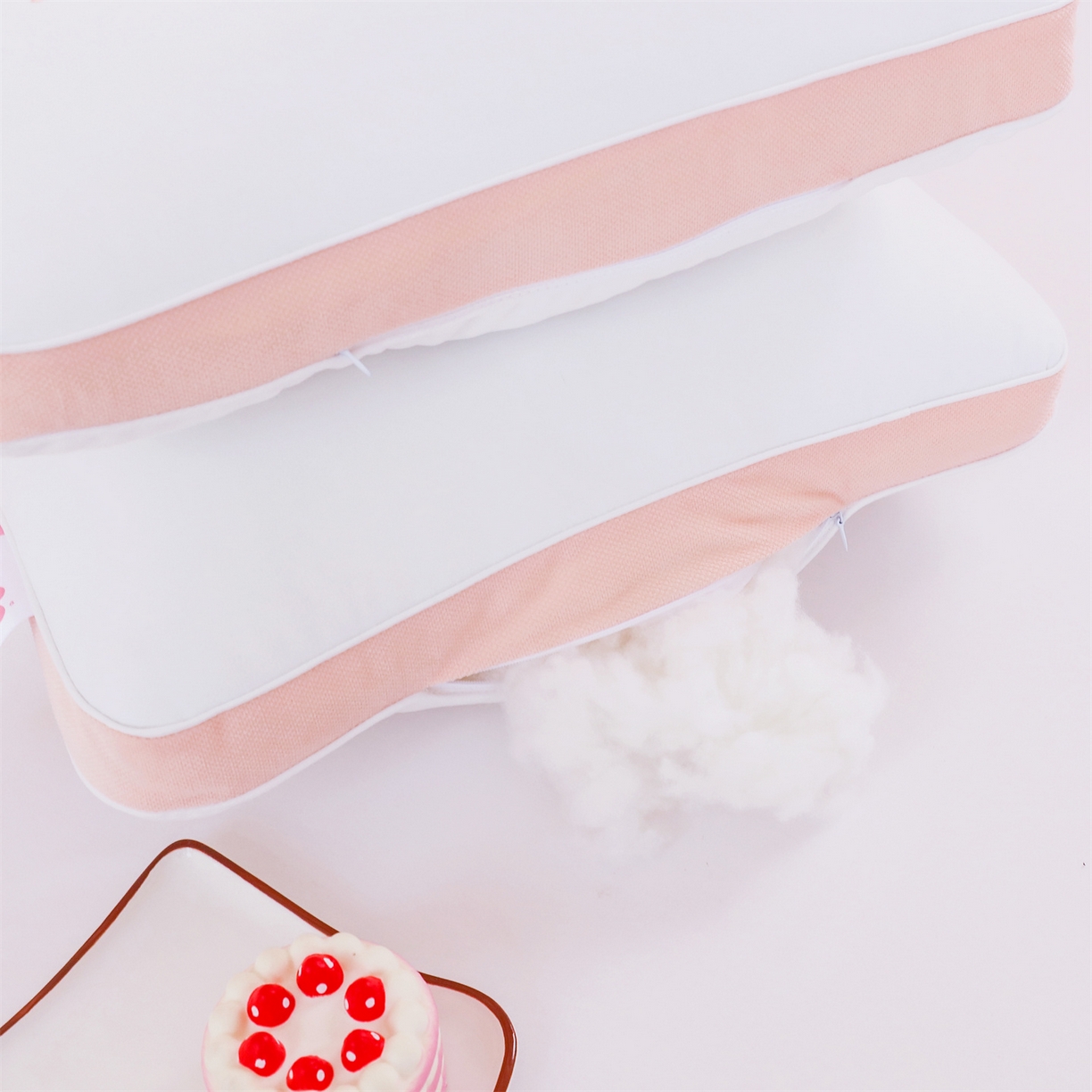 91家纺网 家纺一手货源 找家纺 （总）麦肯锡 2025新款诸事顺心定型亲子枕枕头枕芯