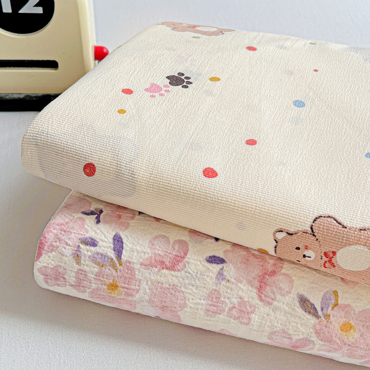 91家纺网 家纺一手货源 找家纺 （总）格真 2025新款A类云感木棉皱皱双层纱床单单床单床单单品床单三件套