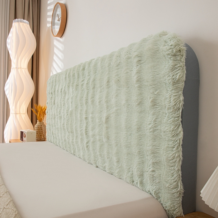 91家纺网 家纺一手货源 找家纺 （总）沐沐家纺 2026新款兔毛绒床头靠背