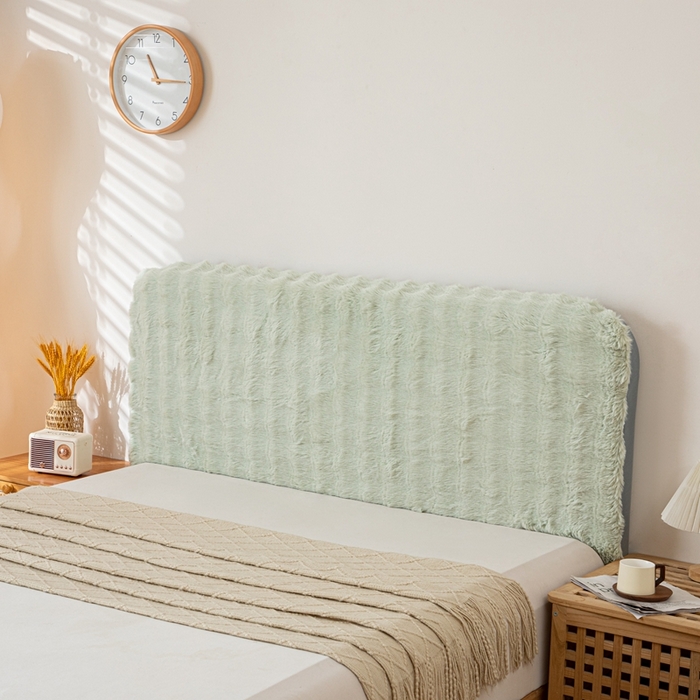 91家纺网 家纺一手货源 找家纺 （总）沐沐家纺 2026新款兔毛绒床头靠背