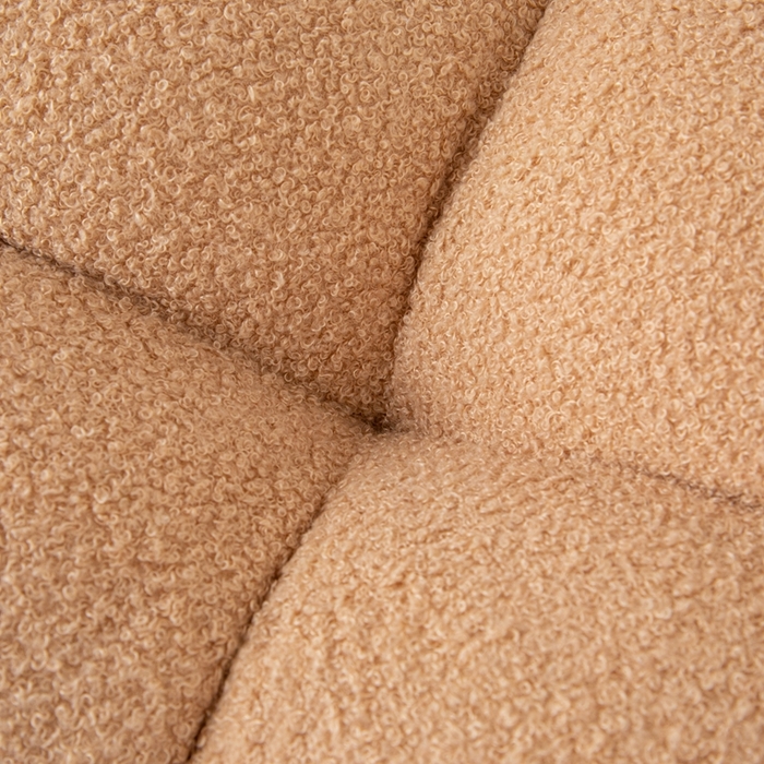 91家纺网 家纺一手货源 找家纺 沐沐家纺 2026新款泰迪绒小雪球床头靠背 小雪球-卡其