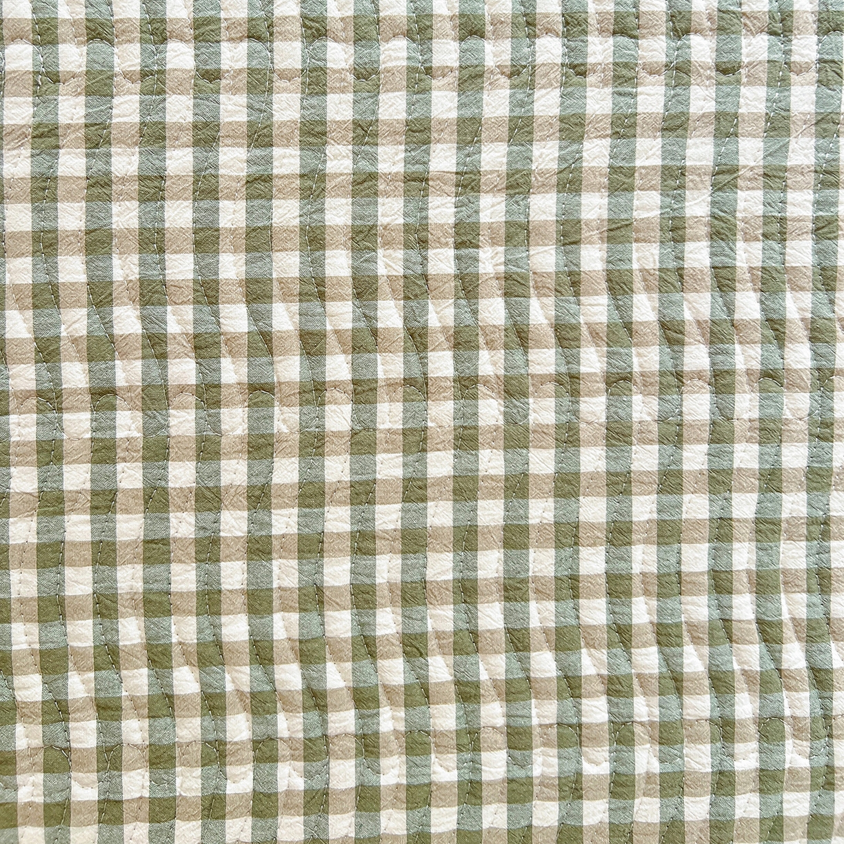 91家纺网 家纺一手货源 找家纺 乐野家居 2025新款开学季 A类全棉水洗棉+宝宝绒学生床盖三件套（多功能被套） 绿小格