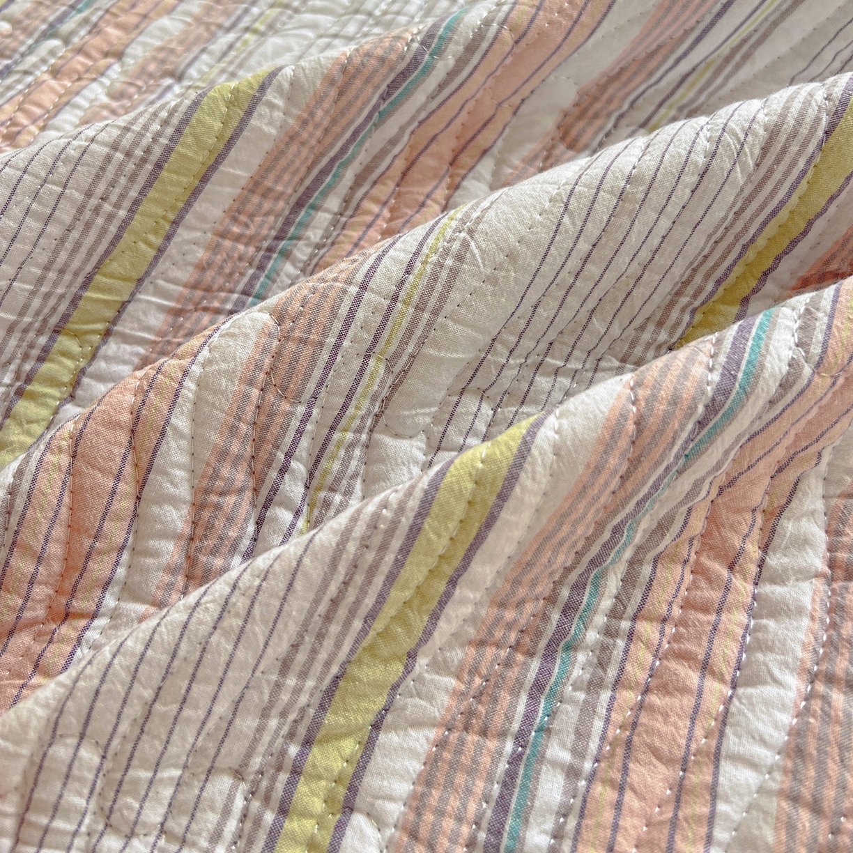 91家纺网 家纺一手货源 找家纺 乐野家居 2025新款开学季 A类全棉水洗棉+宝宝绒学生床盖三件套（多功能被套） 甜心紫