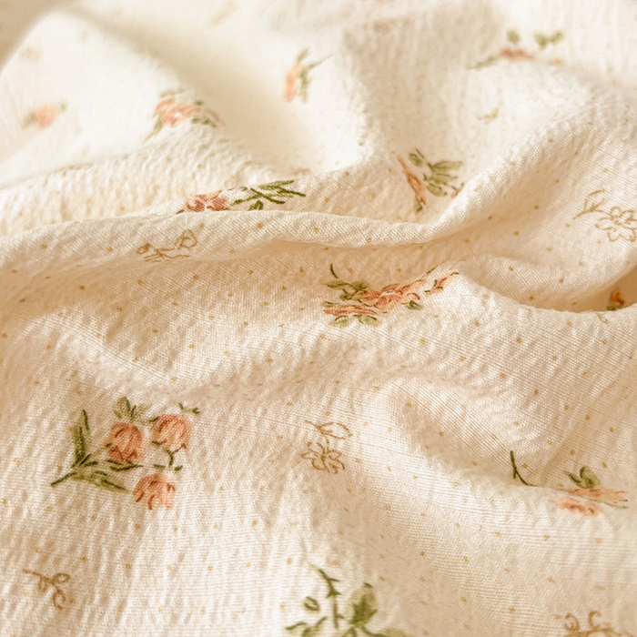 91家纺网 家纺一手货源 找家纺  一比一 2025新款古法水洗棉小布袋高克重云柔棉四件套 晴天