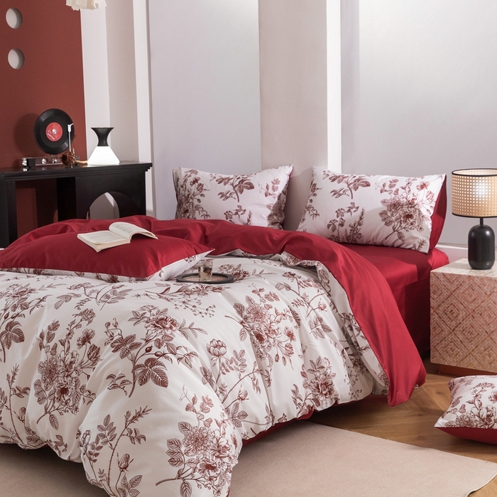 （总）ONE TWO ONE 121 2025新款高支高密数码印花四件套-花喜光芥(【提供买家秀】为了各位老板们都有利润空间，平台控价券后不得低于318/338元，感谢您的配合与支持)