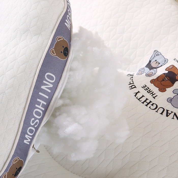 91家纺网 家纺一手货源 找家纺 （总）金牛枕芯 2025新款萌趣针织棉小熊亲子立体枕枕头