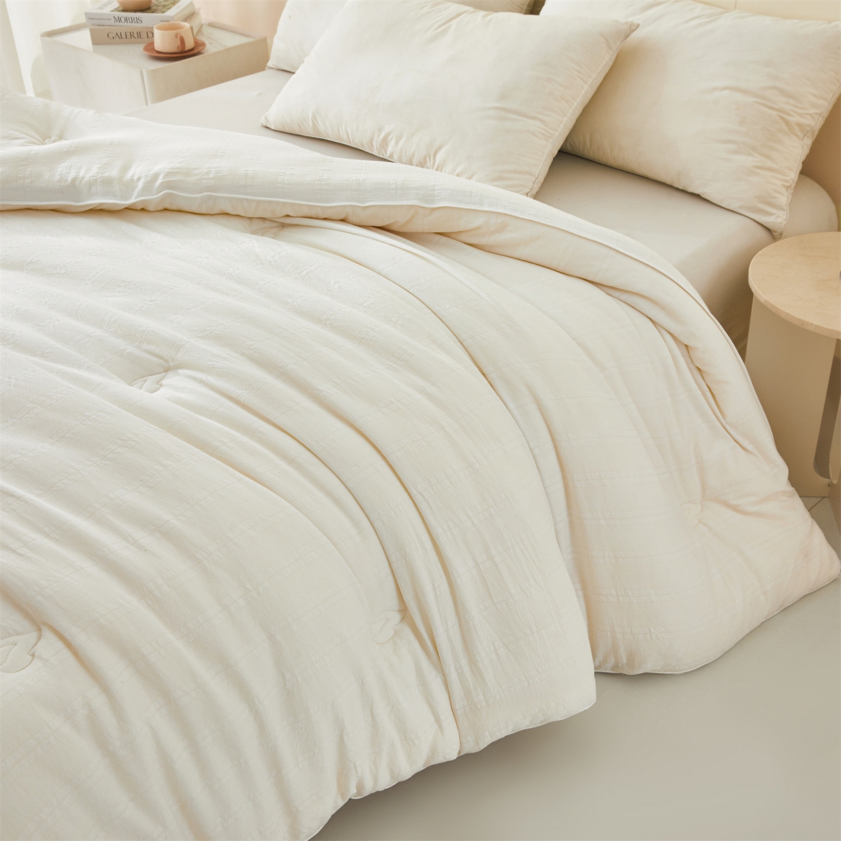 91家纺网 家纺一手货源 找家纺 （总）帕芬鸟家纺 2025新款腈纶保温被发热被被子被芯冬被