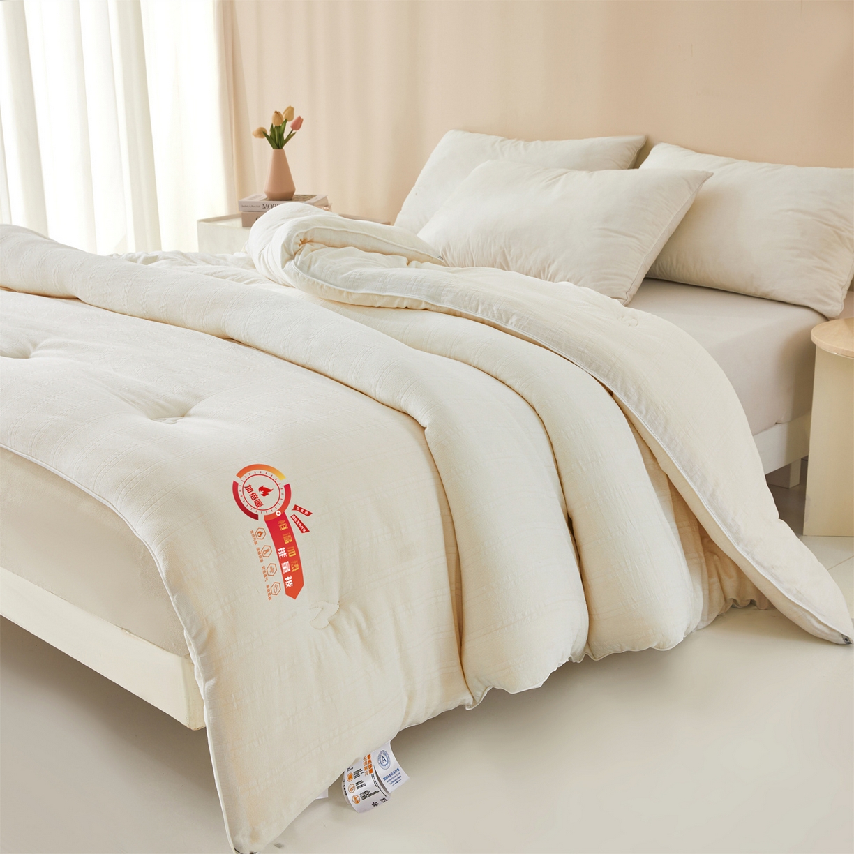 91家纺网 家纺一手货源 找家纺 （总）帕芬鸟家纺 2025新款腈纶保温被发热被被子被芯冬被