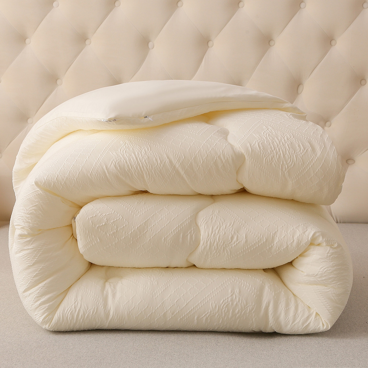 91家纺网 家纺一手货源 找家纺 （总）首爱家纺 2025新款A类针织提花羊毛被冬被被子被芯