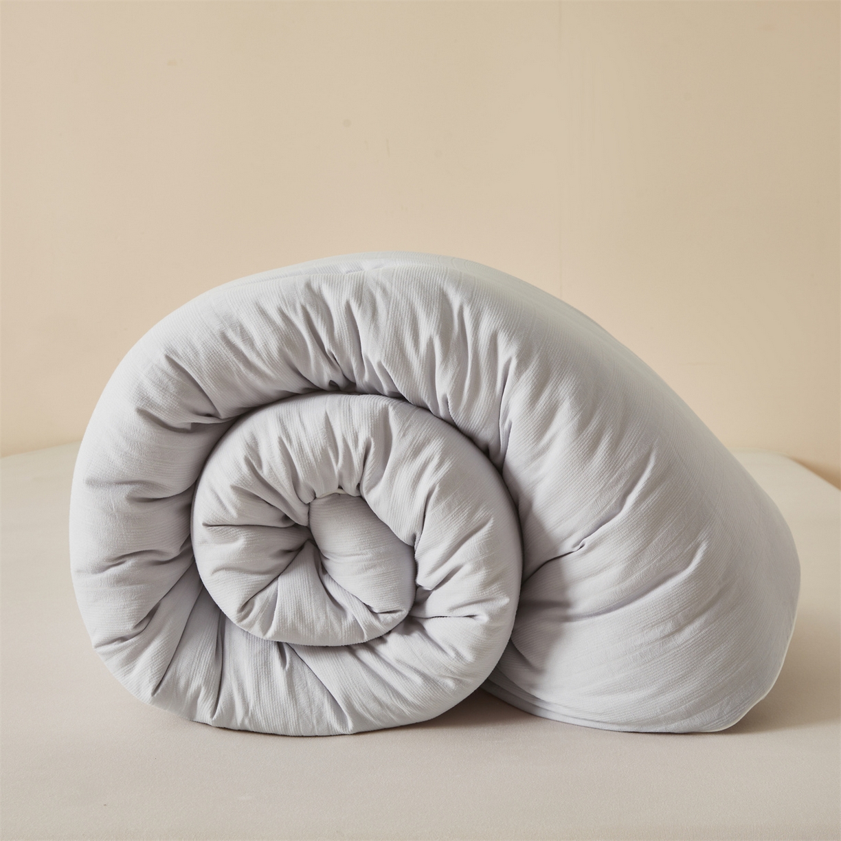 91家纺网 家纺一手货源 找家纺 帕芬鸟家纺 2025新款腈纶保温被发热被被子被芯冬被 发热被-时尚灰