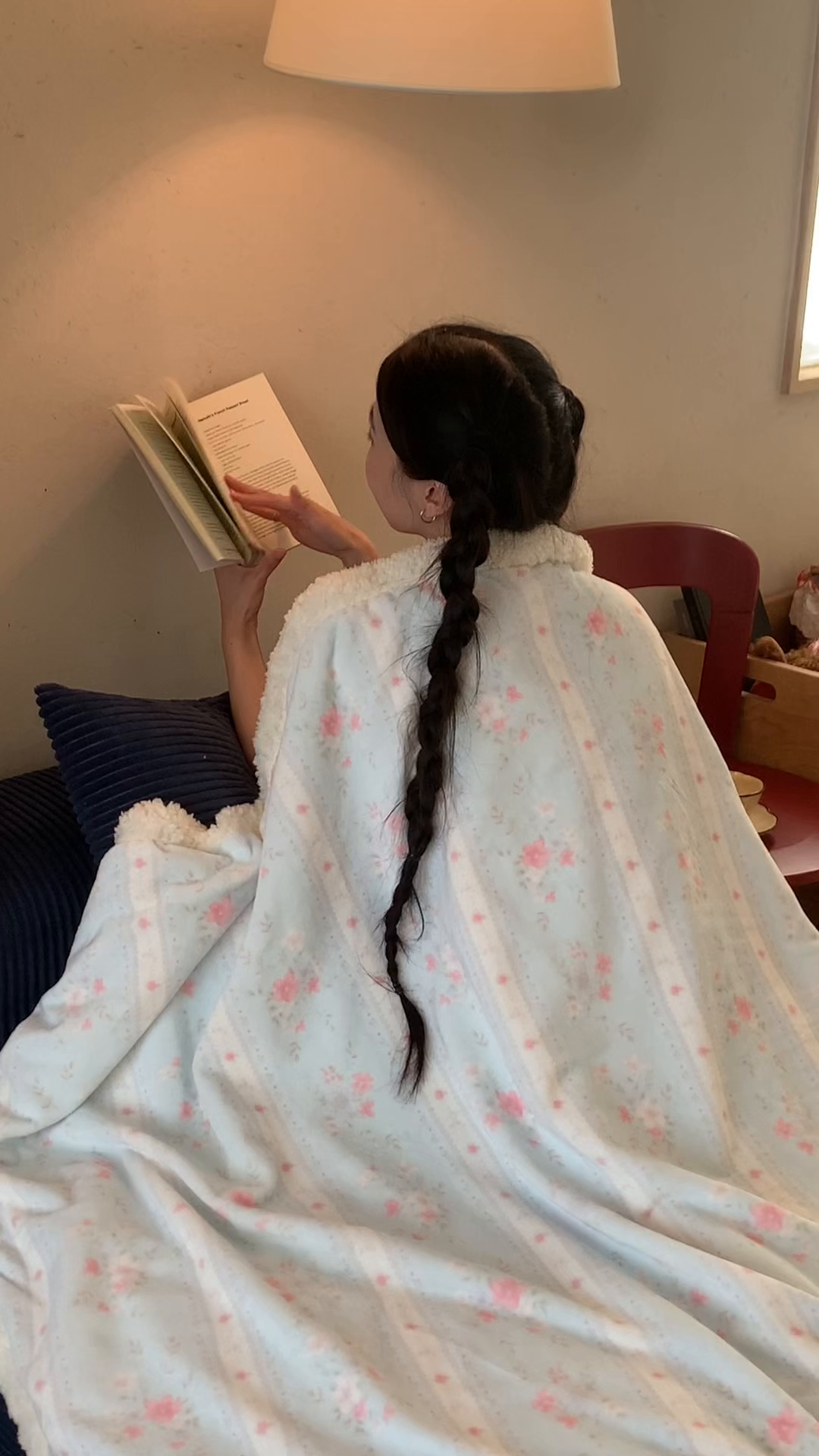 91家纺网 家纺一手货源 找家纺 桃喜 2025新款牛奶绒羊羔绒毛毯 羊羔绒-馥郁蓝