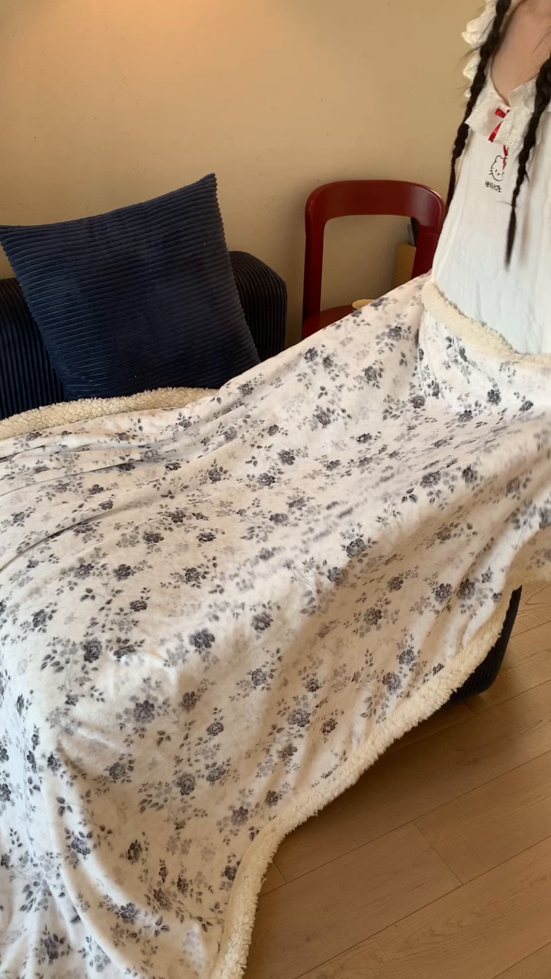 91家纺网 家纺一手货源 找家纺 桃喜 2025新款牛奶绒羊羔绒毛毯 羊羔绒-赫本