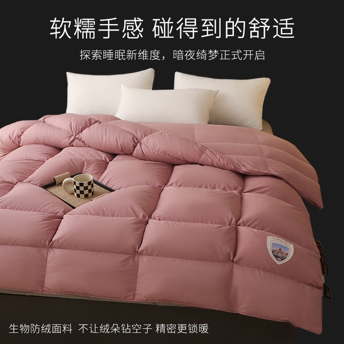 家纺货源 南通家纺 一件代发（总）晋瑞 红顶鹅绒馆 2025新款如意面包分区鹅绒被